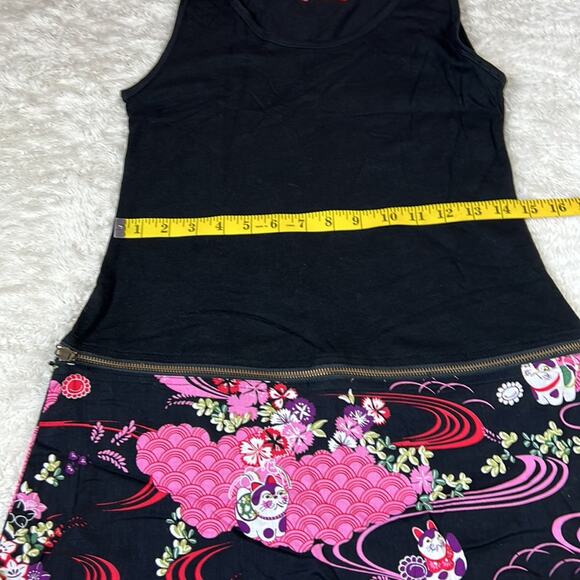 Saya drop waist zipper and cat dress, size small - Picture 7 of 8